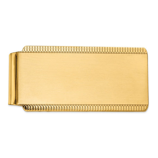 Engraveable Sandblasted Edge Money Clips