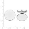 Circular Polished Cuff Links