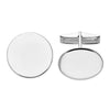 Circular Polished Cuff Links