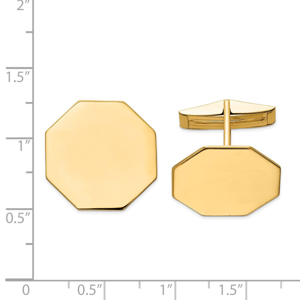 Octagonal Cuff Links