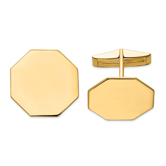 Octagonal Cuff Links