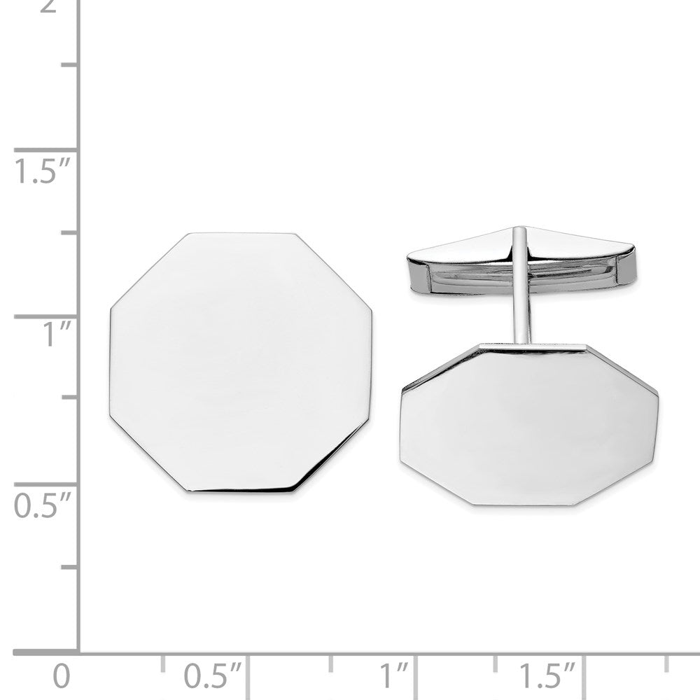 Octagonal Cuff Links