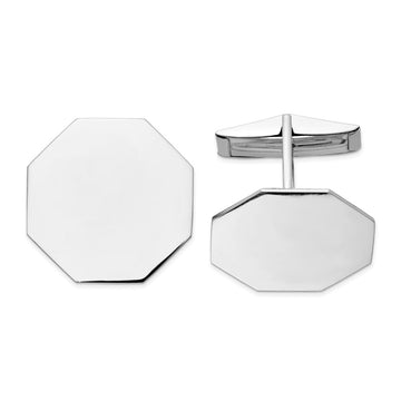 Octagonal Cuff Links