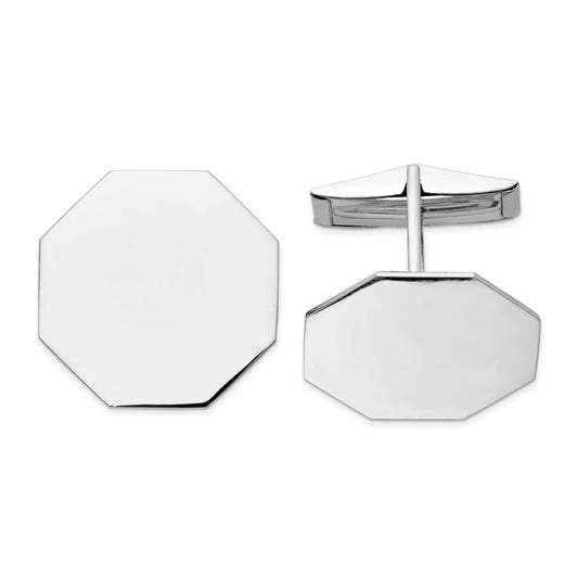 Octagonal Cuff Links