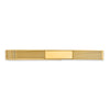 14k Men's Grooved Engravable Tie Bar