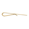 14k Mens Grooved Engravable Diagonal Tie Bar