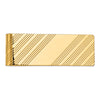 14k Mens Grooved Polished Money Clip