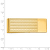 14k Mens Textured Money Clip