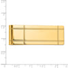Men's Grooved Polished Money Clips