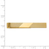 Gold Grooved Tie Bar