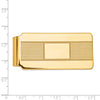 14k Mens Engravable Money Clip