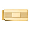 14k Mens Engravable Money Clip
