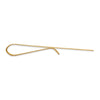 Gold Grooved Tie Tac
