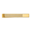 Gold Grooved Tie Tac