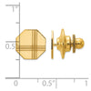 14k Men's with Line Design Octagon Tie Tac