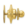 14k Men's Grooved Design Tie Tac