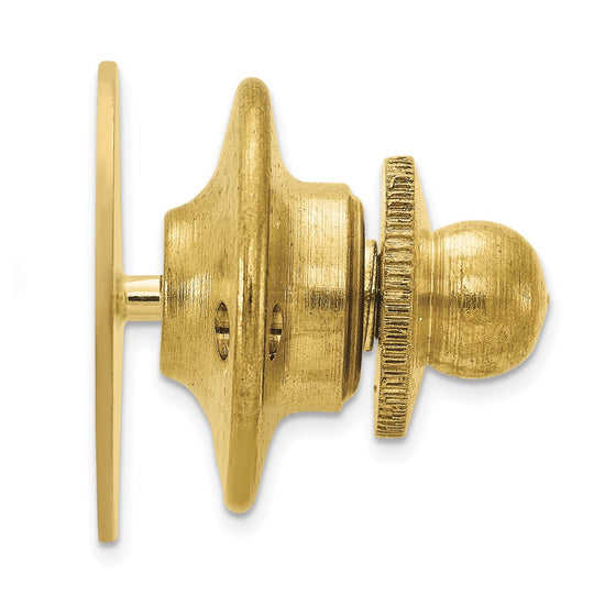 14k Men's Circular Textured Tie Tac