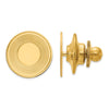 14k Men's Circular Textured Tie Tac