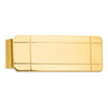 14k Mens Grooved Money Clip