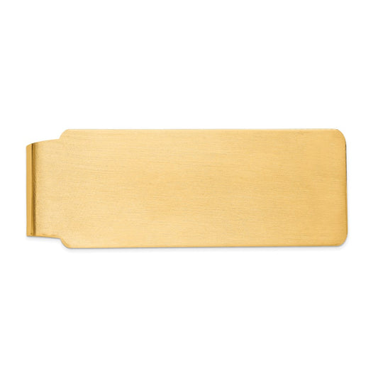 14k Mens Satin Finish Money Clip