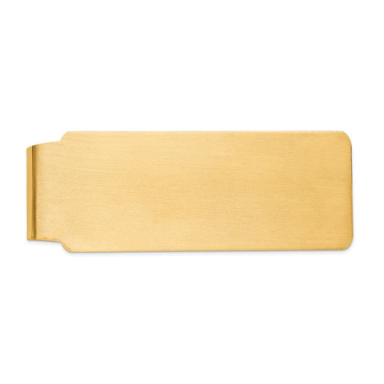 14k Men's Satin Finish Money Clip