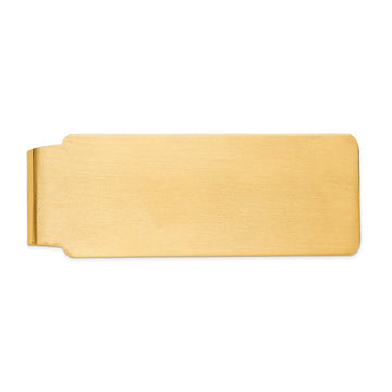 14k Men's Satin Finish Money Clip