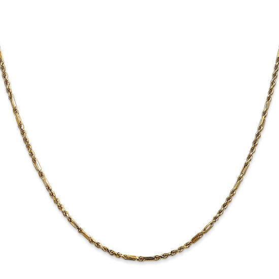 Gold (14K) Diamond-Cut Milano Rope Chain