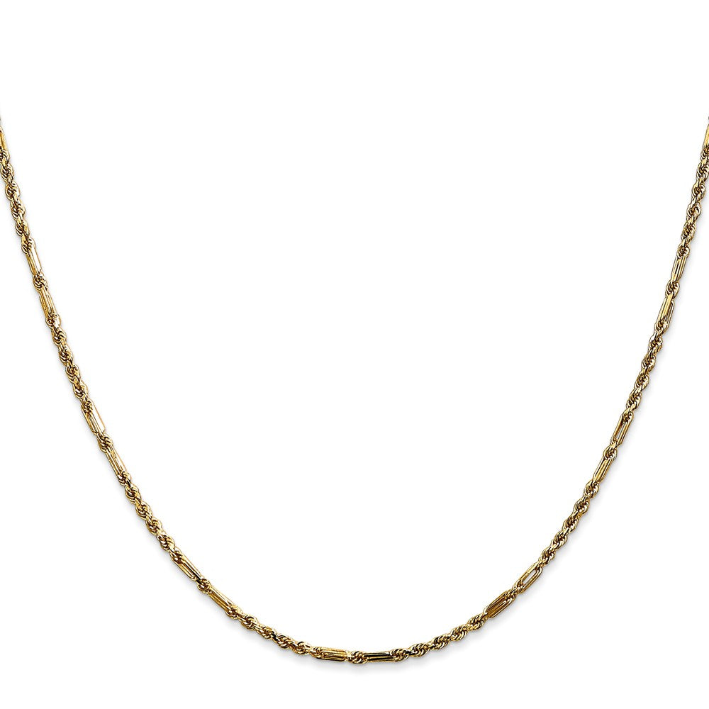Gold (14K) Diamond-Cut Milano Rope Chain