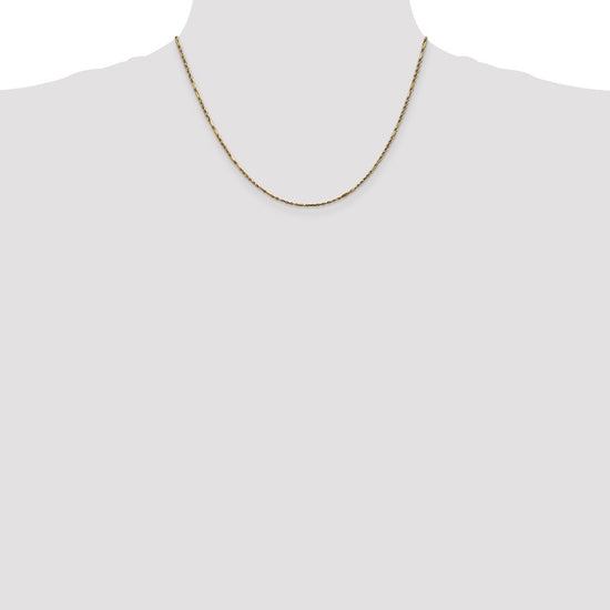 Gold (14K) Diamond-Cut Milano Rope Chain