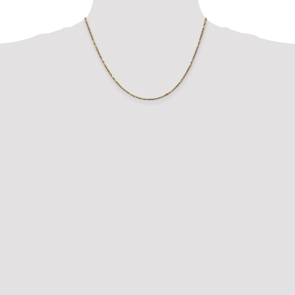 Gold (14K) Diamond-Cut Milano Rope Chain