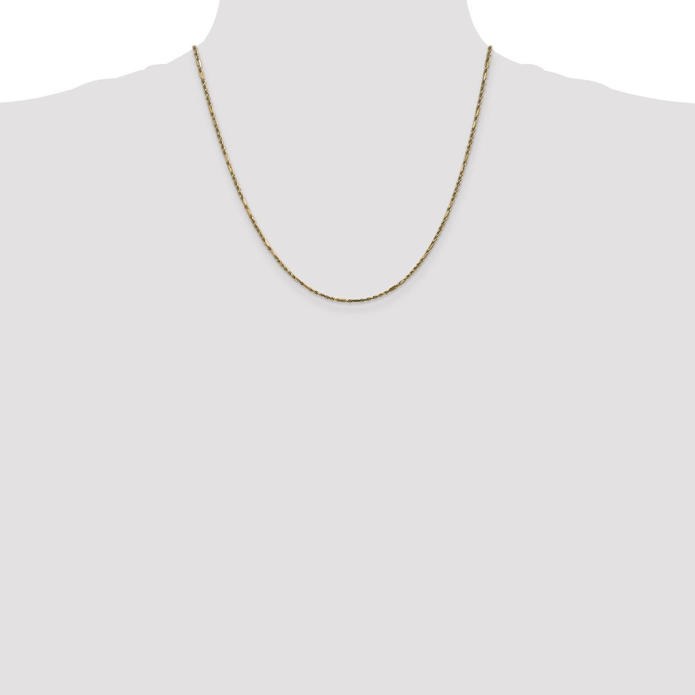 Gold (14K) Diamond-Cut Milano Rope Chain