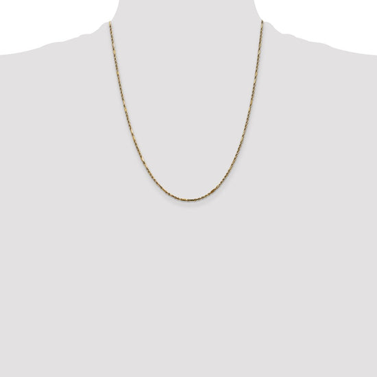 Gold (14K) Diamond-Cut Milano Rope Chain