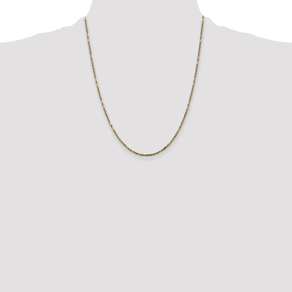 Gold (14K) Diamond-Cut Milano Rope Chain