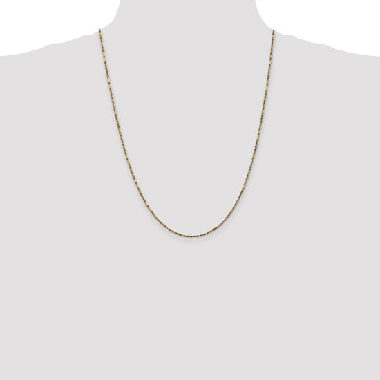 Gold (14K) Diamond-Cut Milano Rope Chain