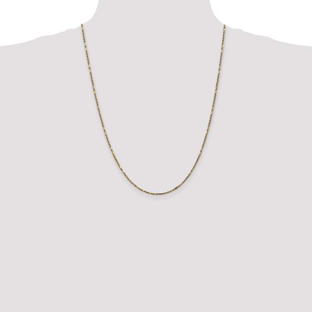 Gold (14K) Diamond-Cut Milano Rope Chain