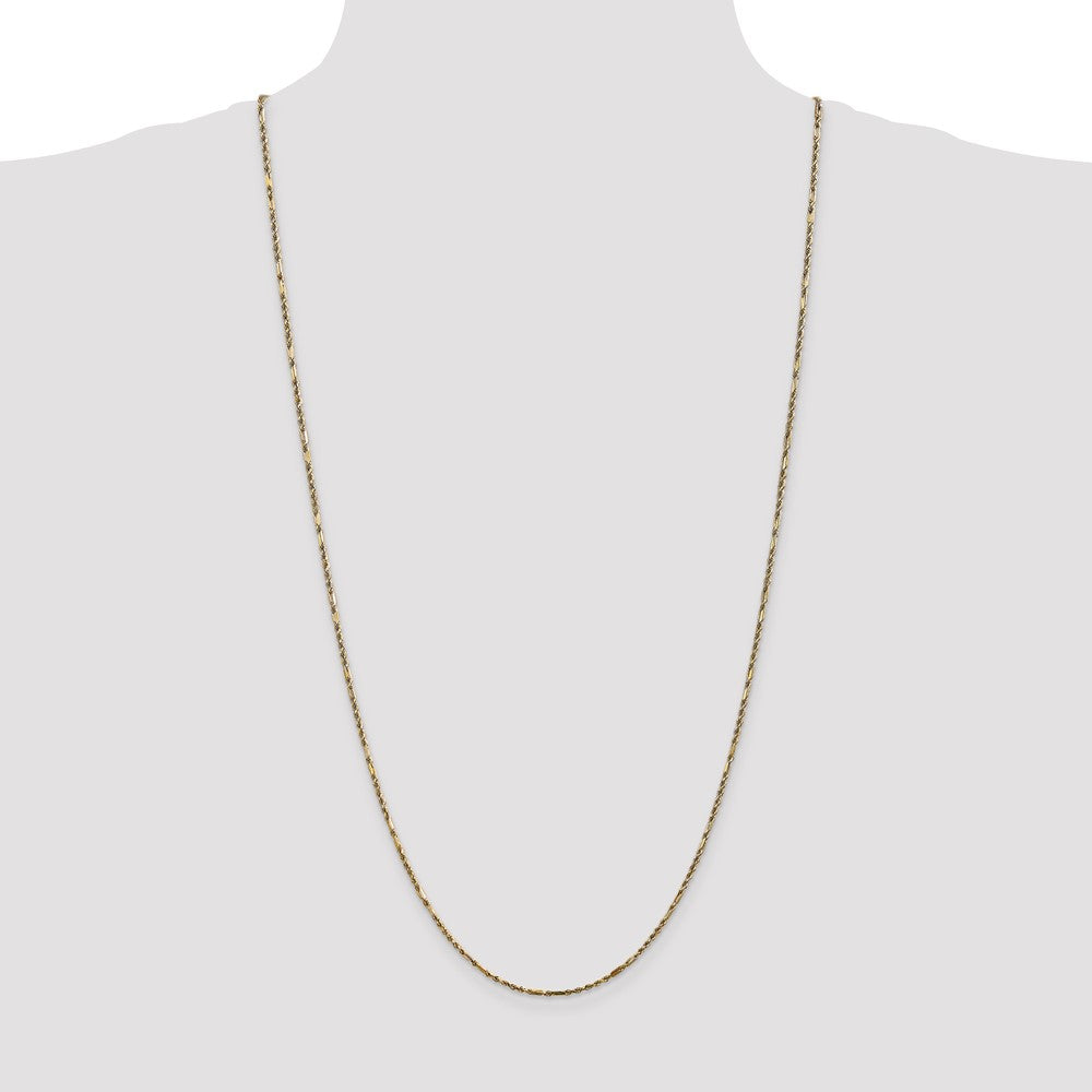 Gold (14K) Diamond-Cut Milano Rope Chain
