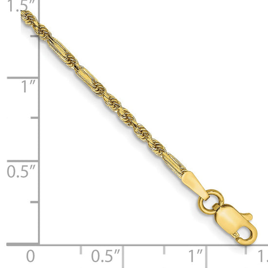 Gold (14K) Diamond-Cut Milano Rope Chain