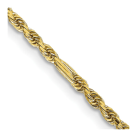 Gold (14K) Diamond-Cut Milano Rope Chain