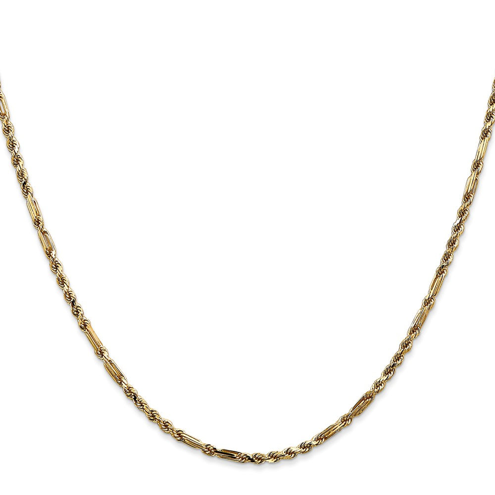 Gold (14K) Diamond-Cut Milano Rope Chain