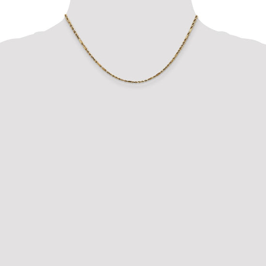 Gold (14K) Diamond-Cut Milano Rope Chain