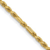 Gold (14K) Diamond-Cut Milano Rope Chain
