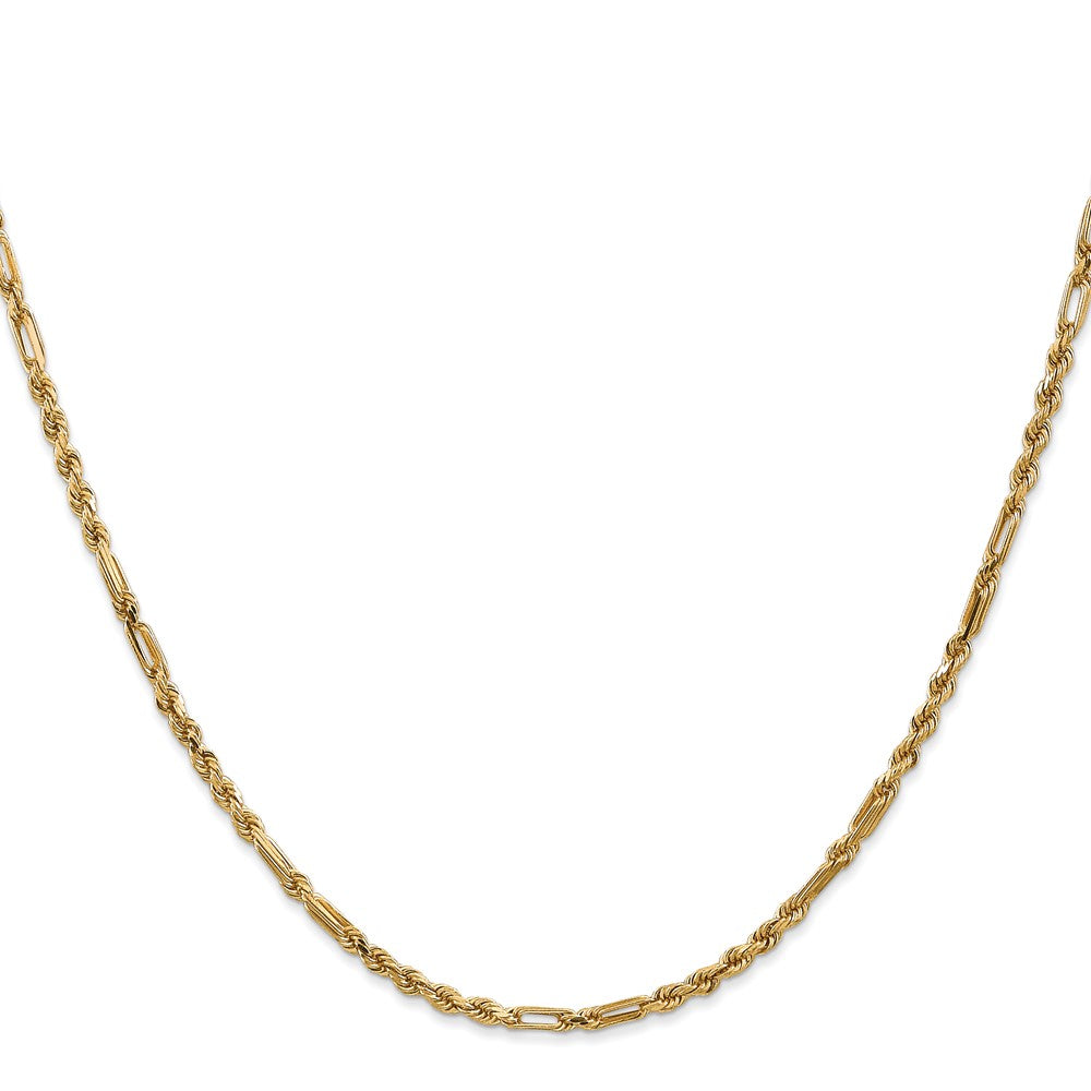 Gold (14K) Diamond-Cut Milano Rope Chain