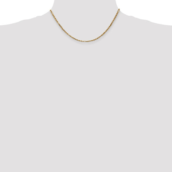 Gold (14K) Diamond-Cut Milano Rope Chain