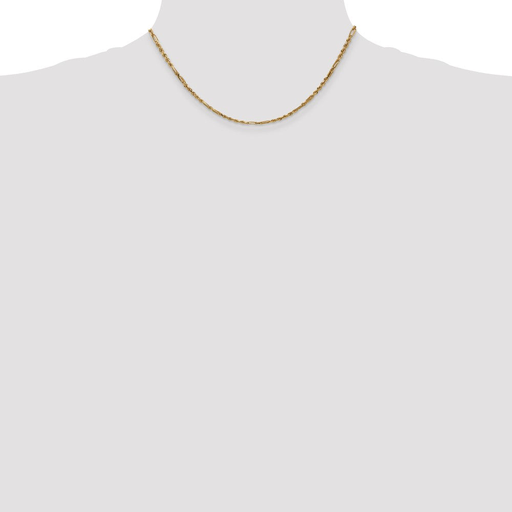 Gold (14K) Diamond-Cut Milano Rope Chain
