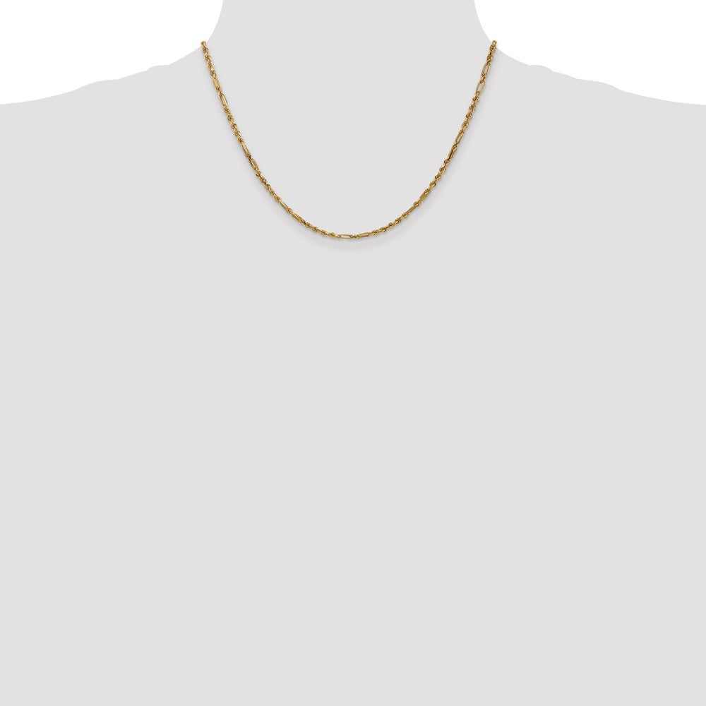 Gold (14K) Diamond-Cut Milano Rope Chain