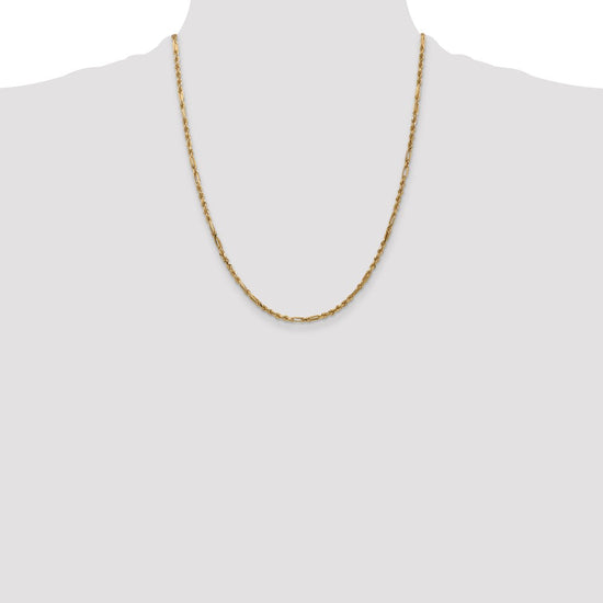 Gold (14K) Diamond-Cut Milano Rope Chain