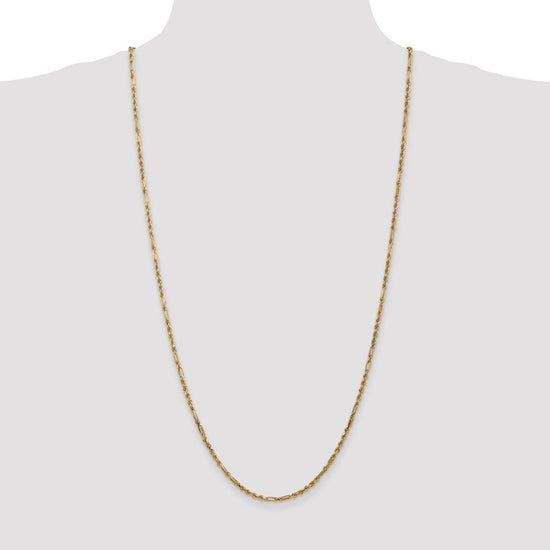 Gold (14K) Diamond-Cut Milano Rope Chain