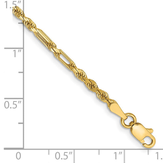 Gold (14K) Diamond-Cut Milano Rope Chain