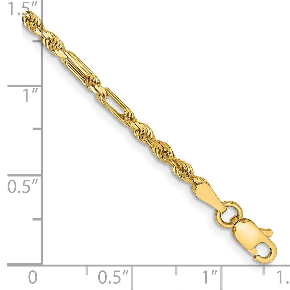 Gold (14K) Diamond-Cut Milano Rope Chain