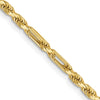 Gold (14K) Diamond-Cut Milano Rope Chain